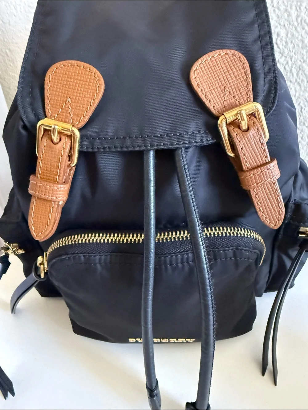 Burberry chic backpack